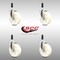 Service Caster 5 Inch 316SS Nylon Wheel Swivel 3/4 Inch Expanding Stem Caster Set SCC SCC-SS316EX20S514-NYS-34-4 - alternate 1
